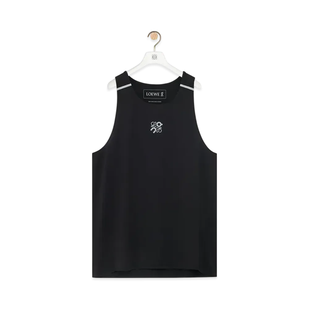 LOEWE x On Men's Performance Tank Top in Technical Jersey "Black"