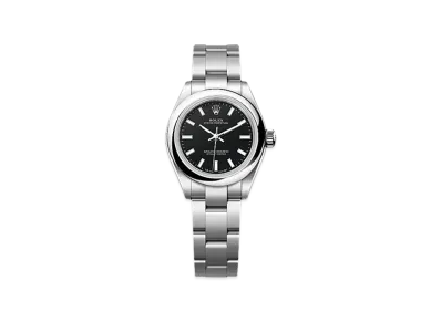 ROLEX Oyster Perpetual 28mm Oystersteel 276200 "Black"