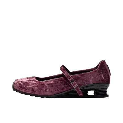 Nike Women's Shox Z Calistra Velvet "Burgundy Crush/Black"