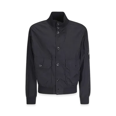 C.P. Company Chrome-R Button Bomber Jacket "Black"