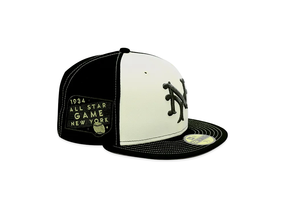 NEW ERA x THE CAP 59Fifty Return to Origin New York Giants "Chrome White/Black"