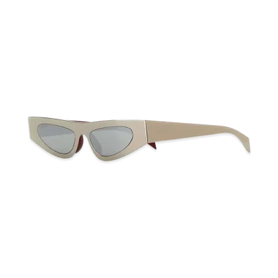 GUCCI Women's Metal Sunglasses "Silver"