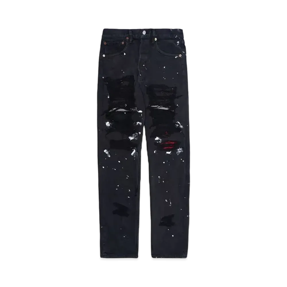 HYPE DROP x INNOCENCE NYC EXCLUSIVE DESTROY DENIM PANTS 32inch "Black"