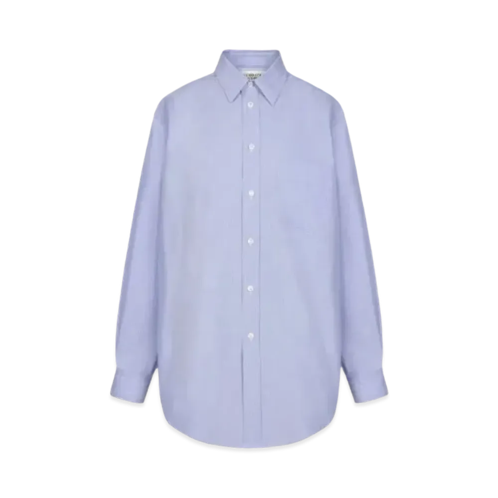 Maison Margiela Women's Light Piquet Shirt "Light Blue"