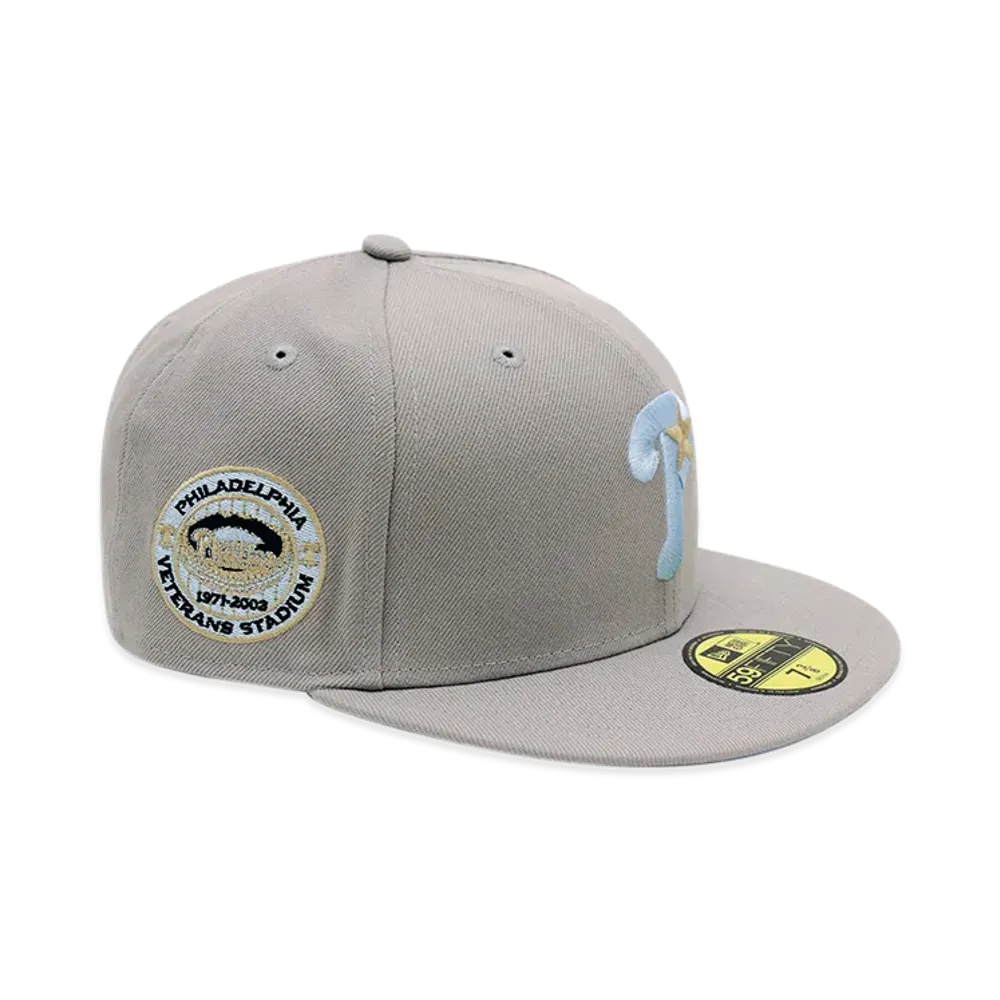 NEW ERA x THE CAP 59Fifty SPACESHIP Philadelphia Phillies "Grey"