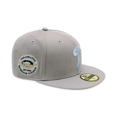 NEW ERA x THE CAP 59Fifty SPACESHIP Philadelphia Phillies "Grey"