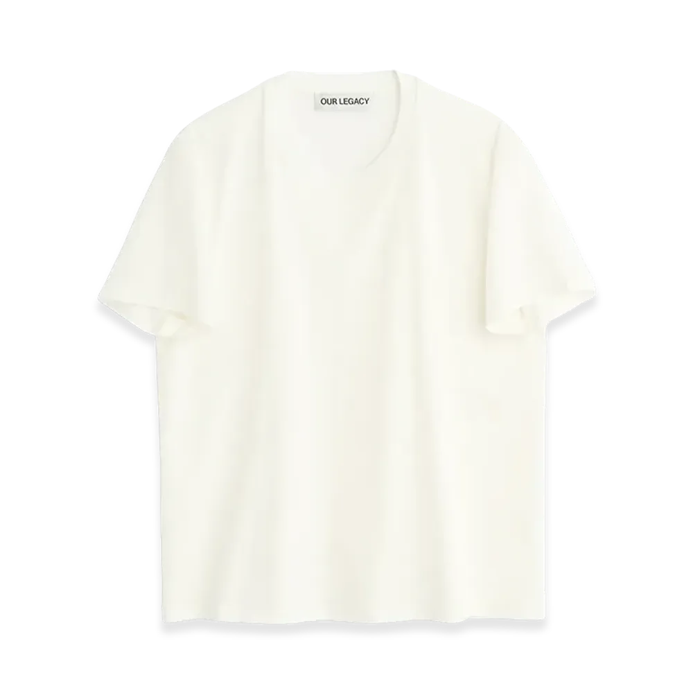 OUR LEGACY Women's Classic T-Shirt "White Clean Jersey"