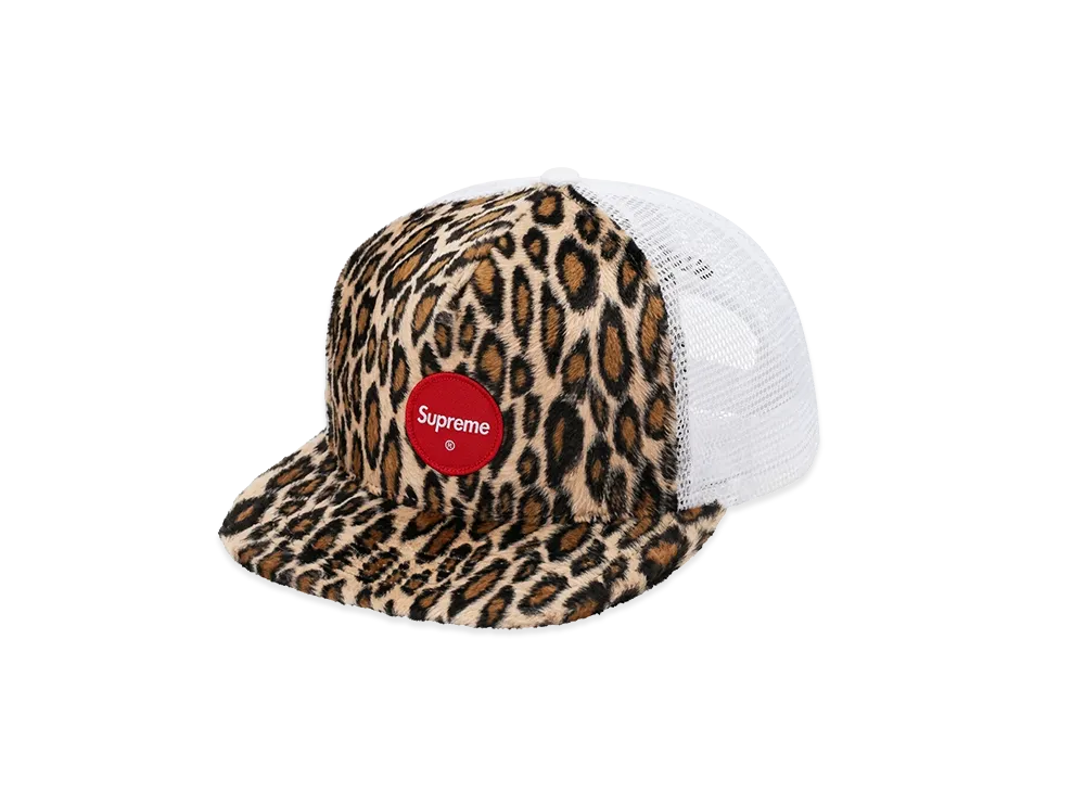 Supreme Leopard Mesh Back 5-Panel "Beige"