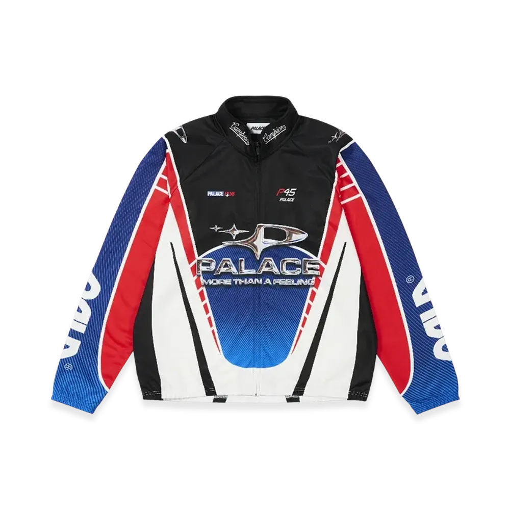 PALACE More Than A Cycling Zip Jacket "Red Blue"