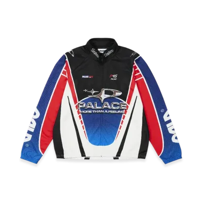 PALACE More Than A Cycling Zip Jacket "Red Blue"