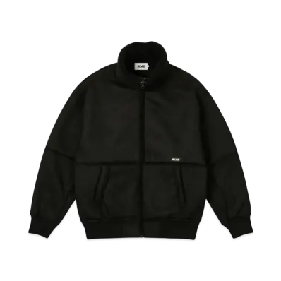 PALACE Sherpa Faux Suede Funnel "Black"