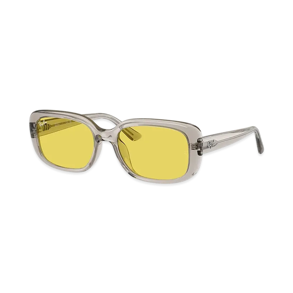 Ray-Ban RB4421D "Transparent Rubber Beige/Yellow"