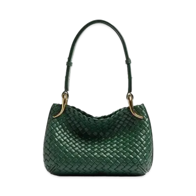 Bottega Veneta Small Clicker Shoulder Bag "Raintree"
