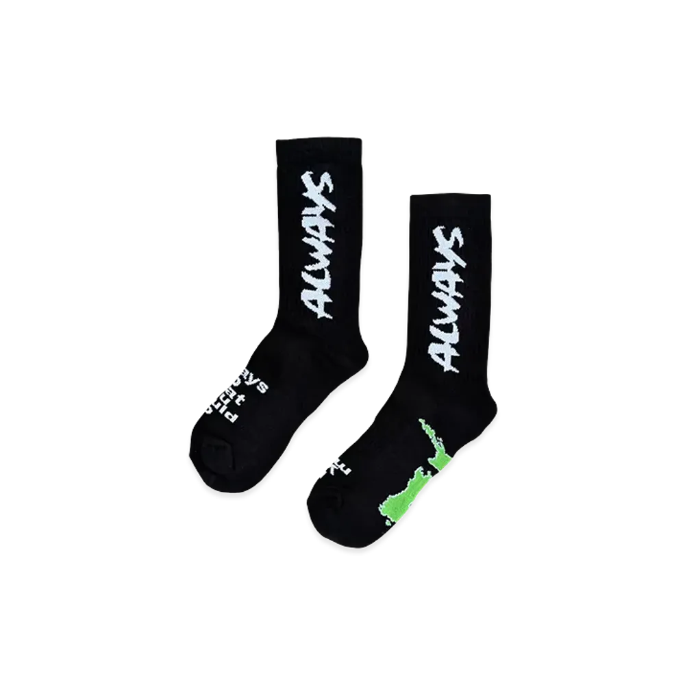 ALWAYTH Ryan Sock "Black"