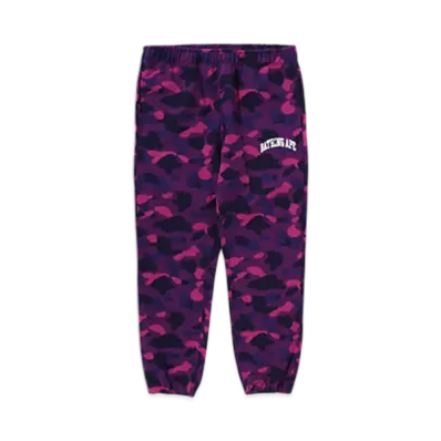 A BATHING APE Color Camo Sweatpants "Purple"