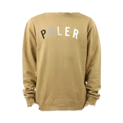 POLeR Crew Fleece Sweatshirt "Sand"
