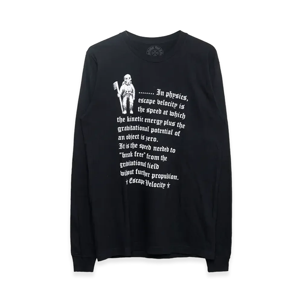 Chrome Hearts Foti Poem Print L/S T-Shirt "Black"