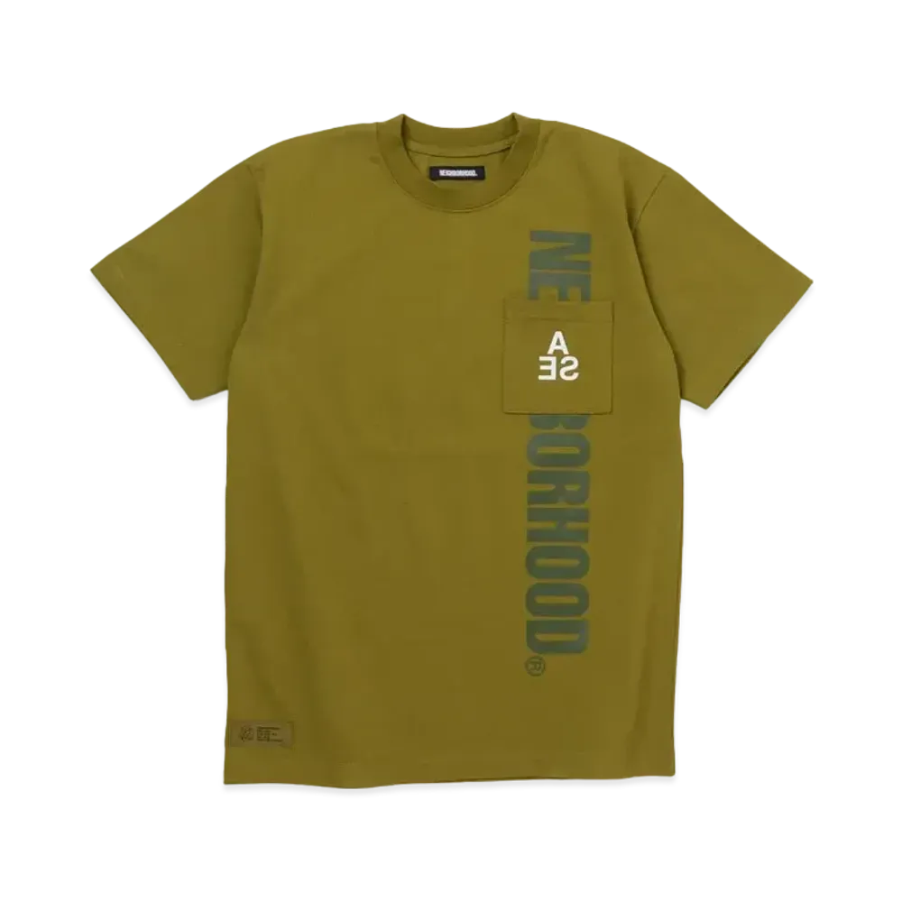 NEIGHBORHOOD NHWDS-4 / C-TEE . SS "Olive Drab"