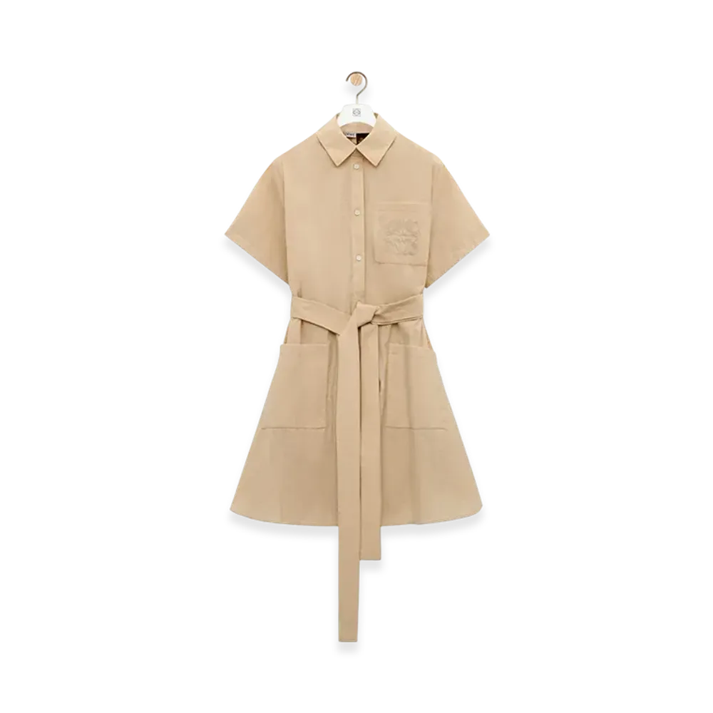 LOEWE Shirt Dress "Light Beige"