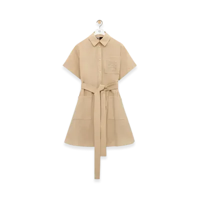 LOEWE Shirt Dress "Light Beige"