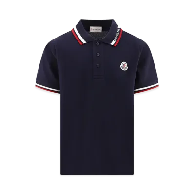 MONCLER Kids Polo Shirts "Dark Blue"