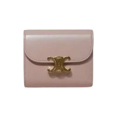 CELINE mall Triomphe Wallet "Pink"