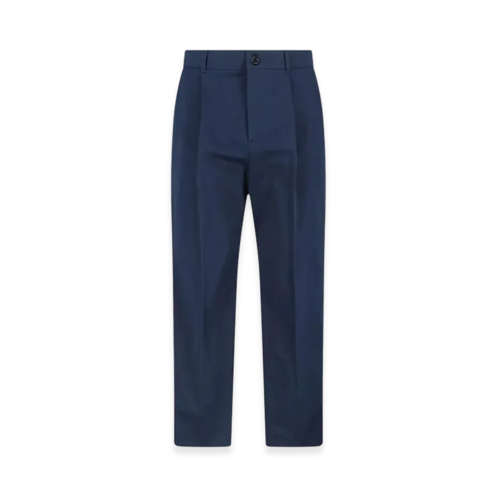 Valentino Tailored Cotton Trousers "Blue"