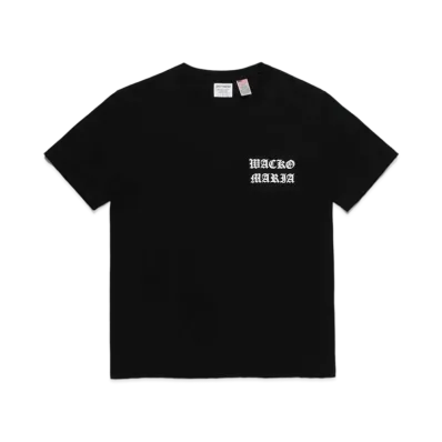 WACKO MARIA US FABRIC T-SHIRT #1 "Black"