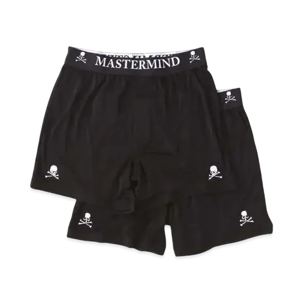 mastermind WORLD Silk Boxer Briefs Set "Black"