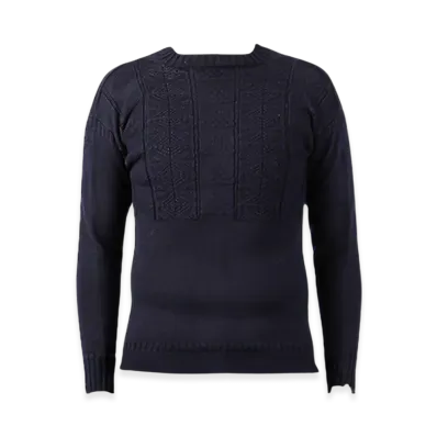 Maison Margiela Crewneck Wool Sweater "Navy"