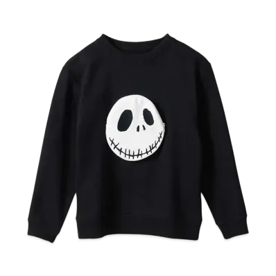 graniph x THE NIGHTMARE BEFORE CHRISTMAS Gift Kids Fleece 3D Pocket Sweat "Black"