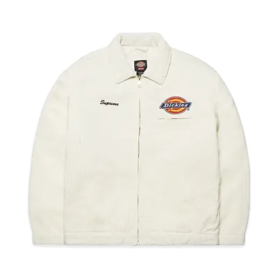 Supreme x Dickies Corduroy Work Jacket "White"