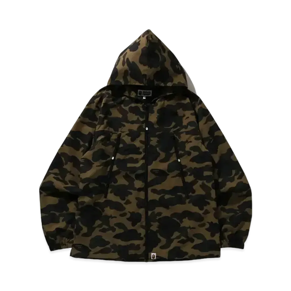 A BATHING APE 1st Camo Hoodie Jacket "Green"