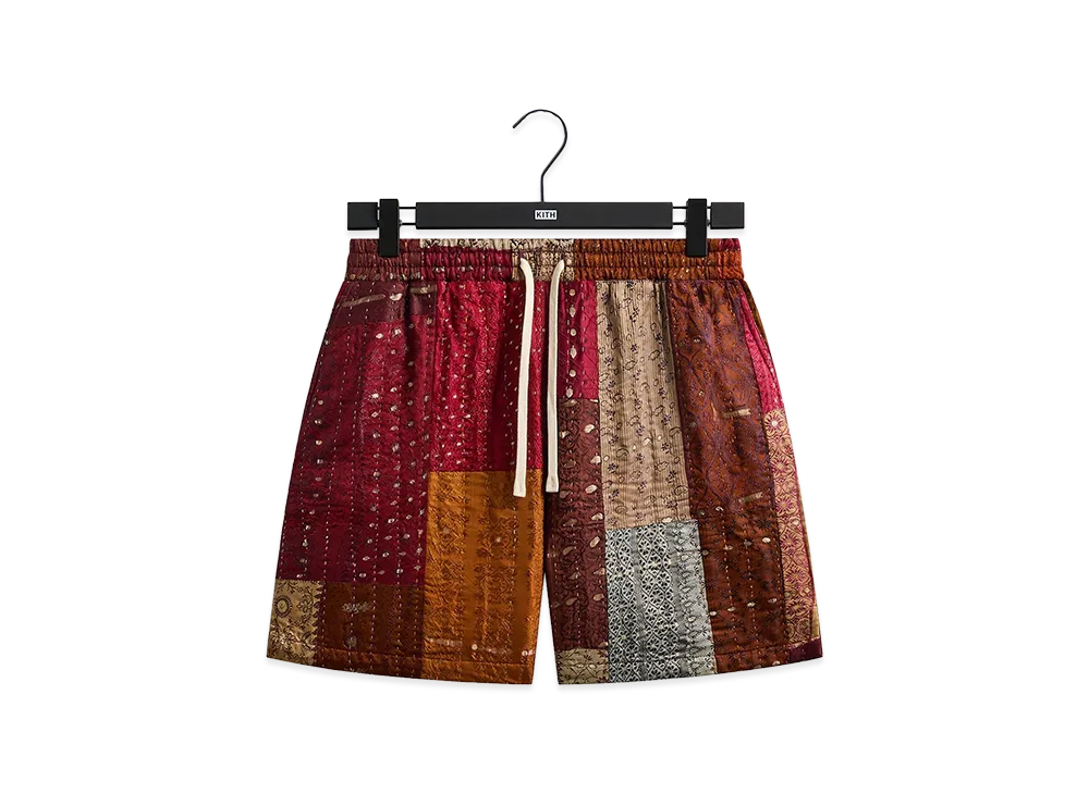 Kith &Kin Tal Patchwork Short "Brown/Multi"