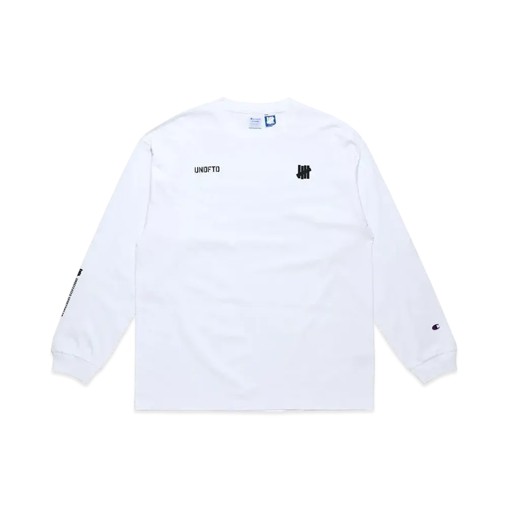UNDEFEATED CHAMPION HEAVY WEIGHT L/S TEE - C8-U416 "White"