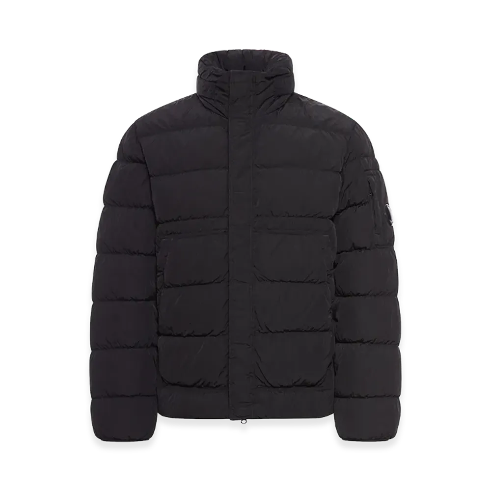 C.P. Company Chrome-R Hooded Lens Down Jacket "Black"
