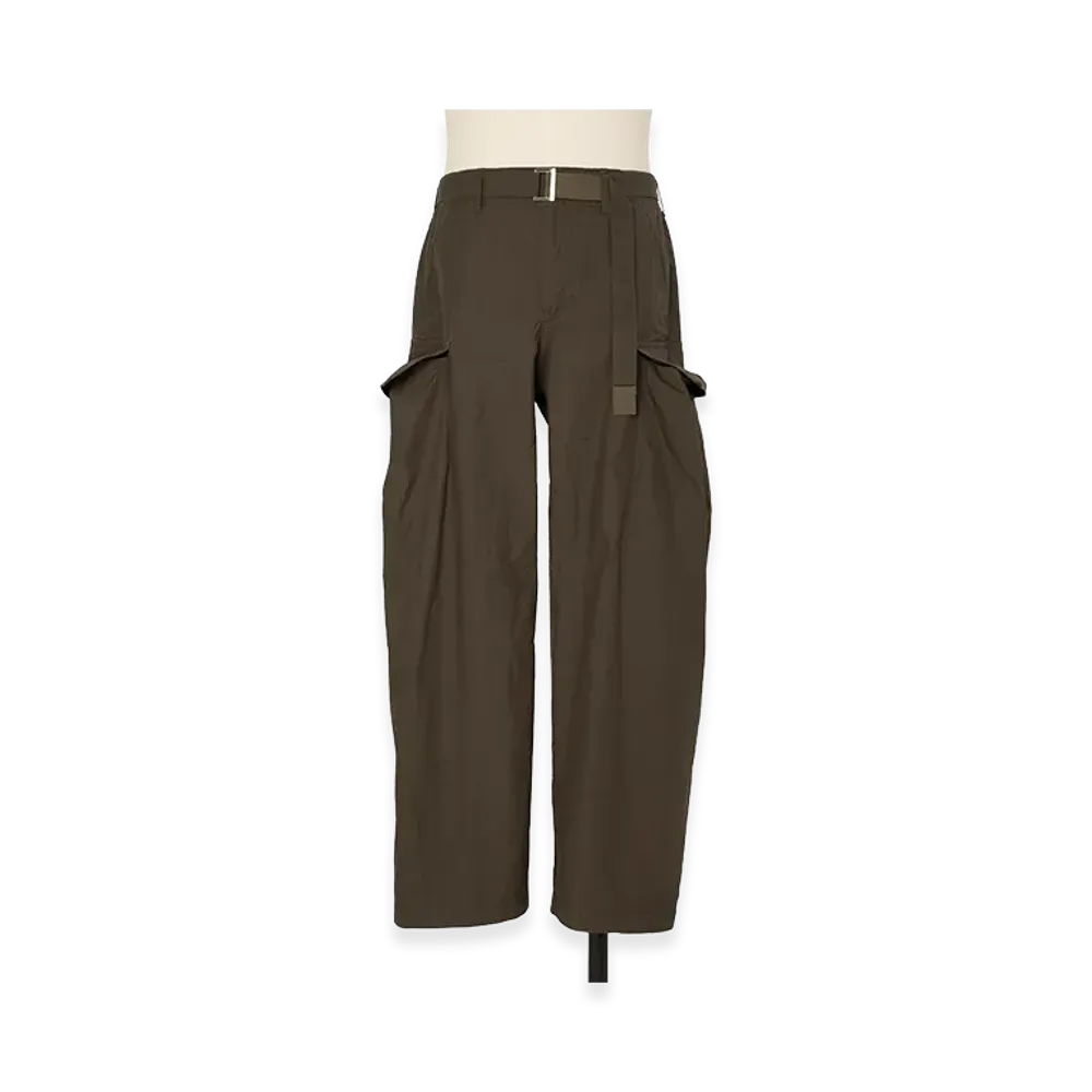 sacai Cotton Weather Pants "Dark Khaki"