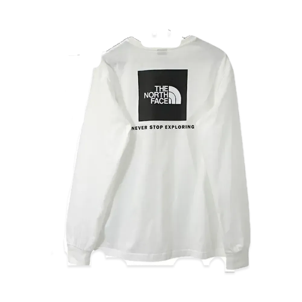 The North Face M L/S Redbox Tee "TNF White"