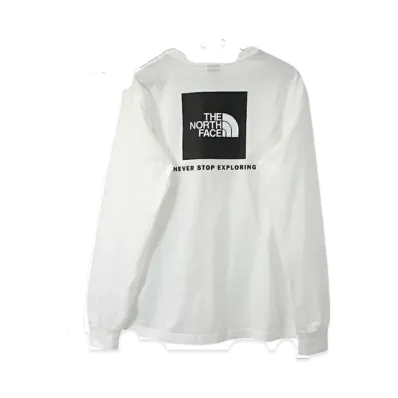 The North Face M L/S Redbox Tee "TNF White"