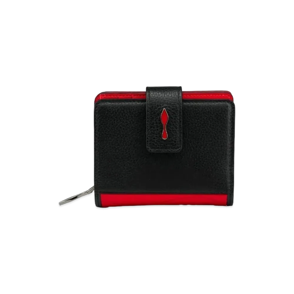 Christian Louboutin Paloma Mini Wallet "Black/Red"