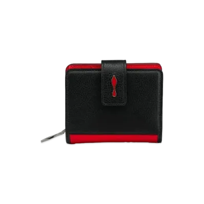 Christian Louboutin Paloma Mini Wallet "Black/Red"