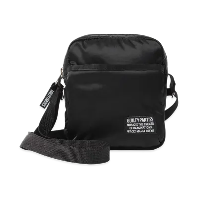 WACKO MARIA x Speak Easy Nylon Shoulder Mini Bag "Black"