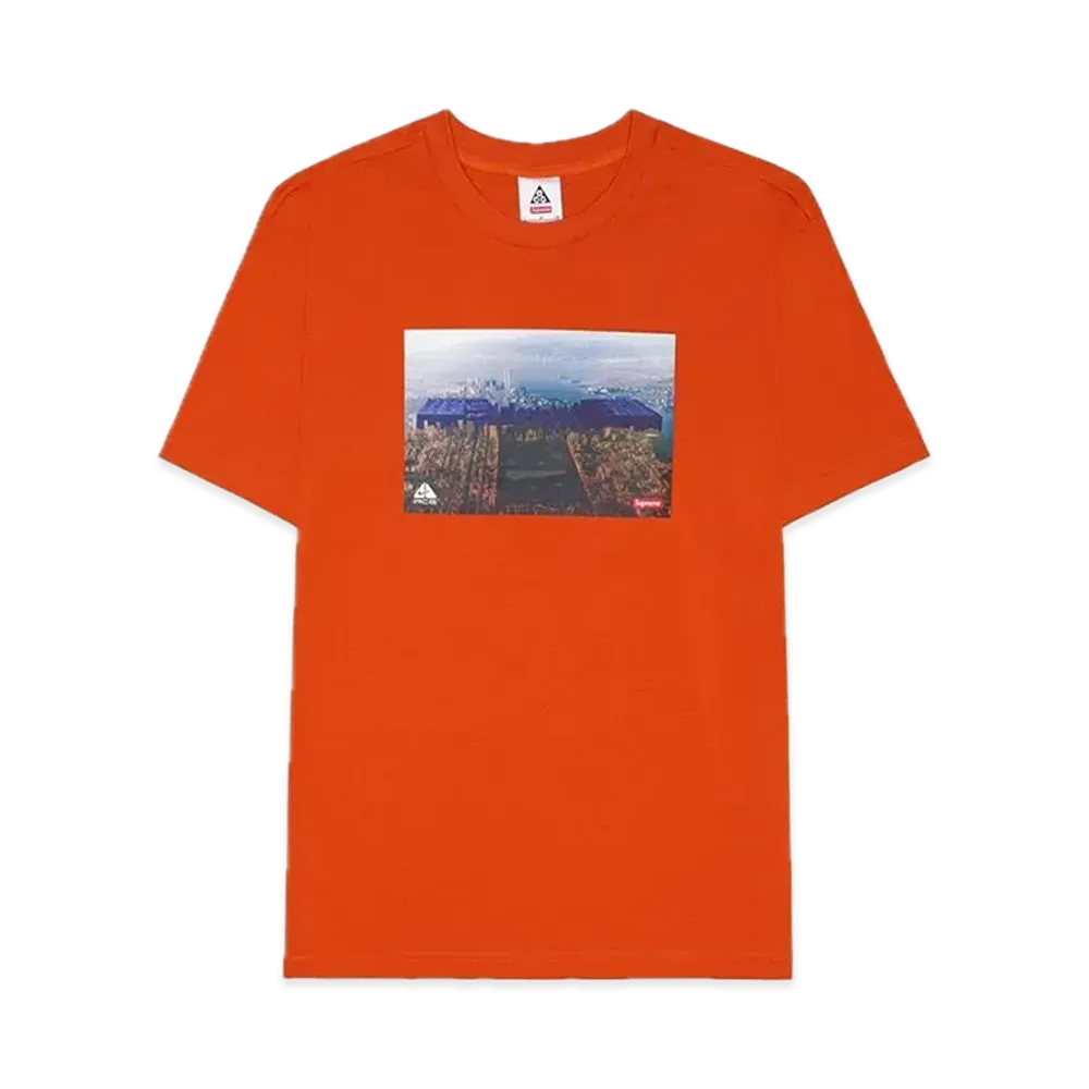 Supreme x Nike ACG Grid Tee "Orange"