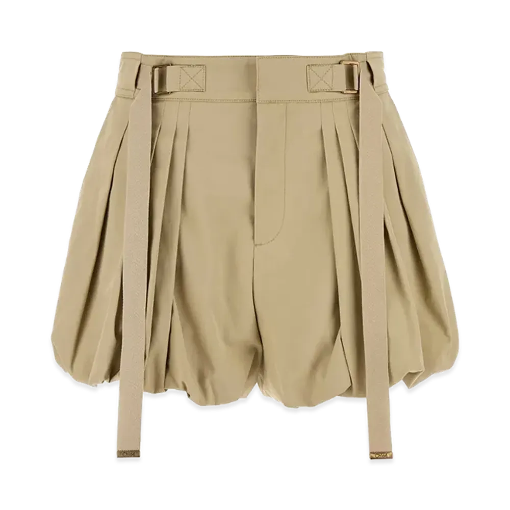 Chloe Women's Cotton Shorts "Beige"
