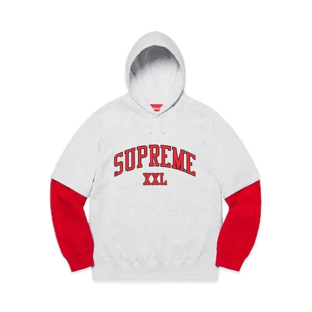 Supreme XXL Hooded Sweatshirt "Ash Grey"