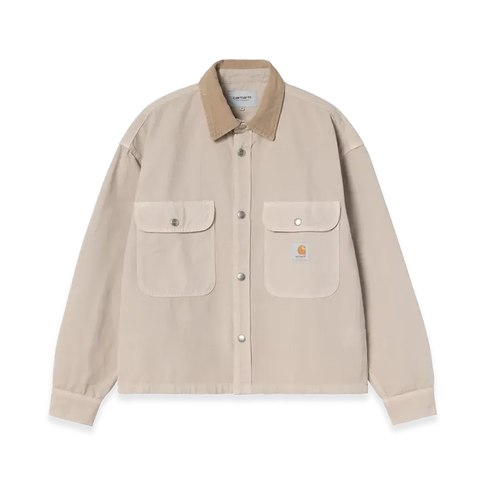 Carhartt WIP Prescott Shirt Jac "String/Leather(Garment Dyed)"