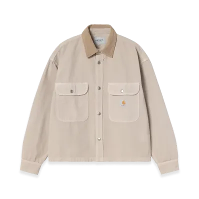 Carhartt WIP Prescott Shirt Jac "String/Leather(Garment Dyed)"