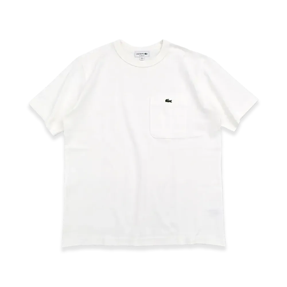 LACOSTE Pique S/S Tee "White"