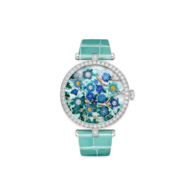 Van Cleef & Arpels Lady Arpels Heures Florales watch "18K White gold/Diamond/Mother-of-pearl"