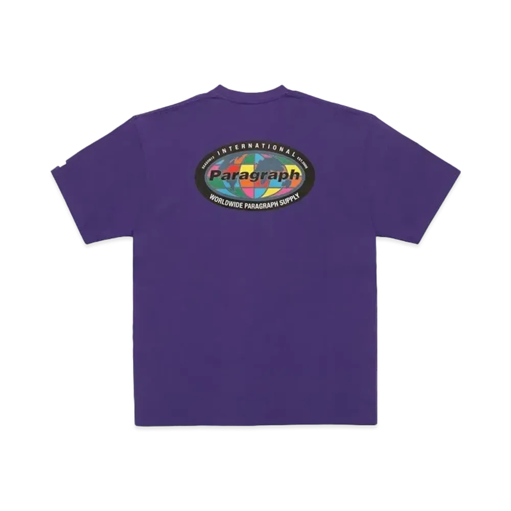 Paragraph Colorful Earth Logo T Shirt "Purple"